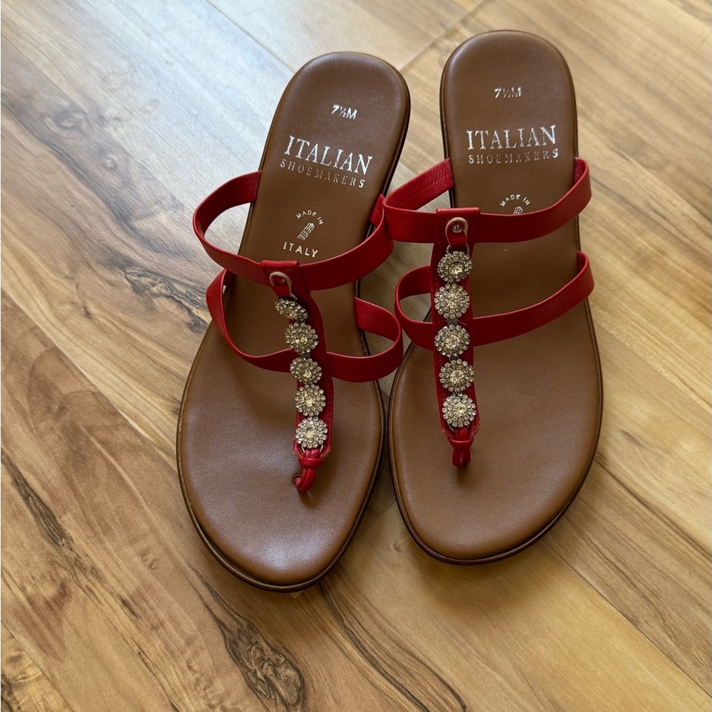 Italian shoemakers sandals in size 7 1/2